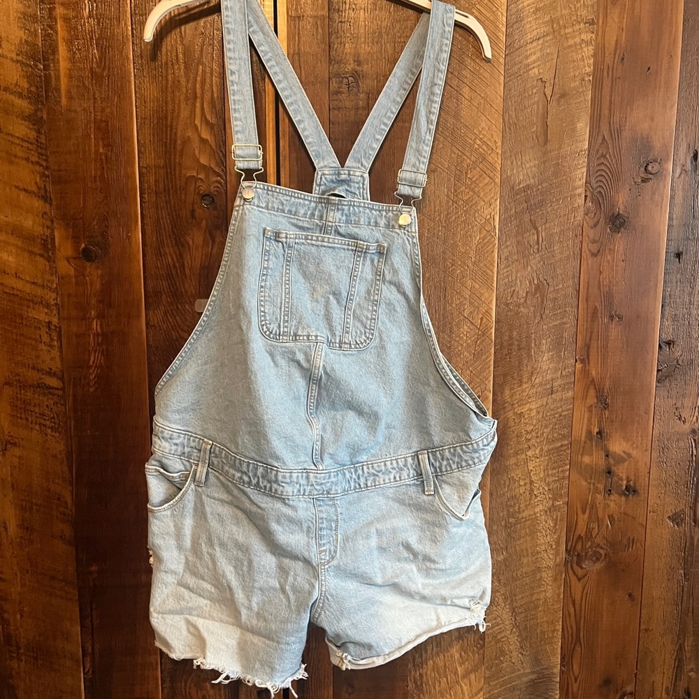Isabel Maternity by Ingrid & Isabel Light Blue Denim Shorts